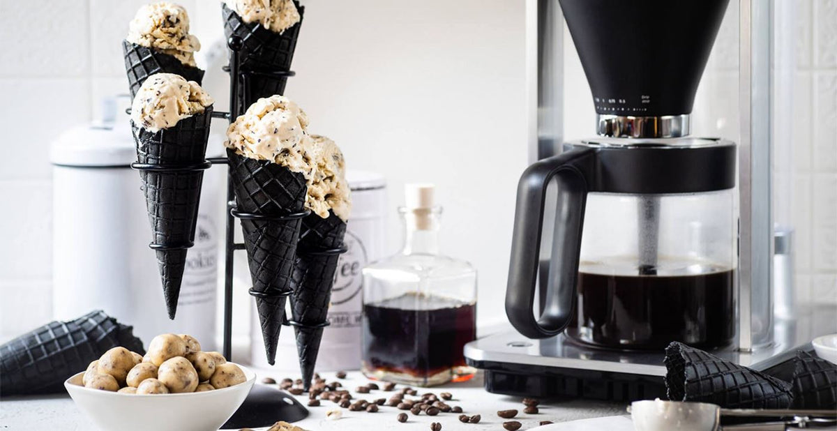 Cookie dough ice cream with coffee syrup &ndash; Wilfa AS