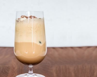 Coffee shake - iced coffee with ice cream