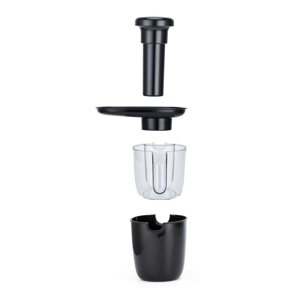 Juicemaster hoppe, pusher and cup set