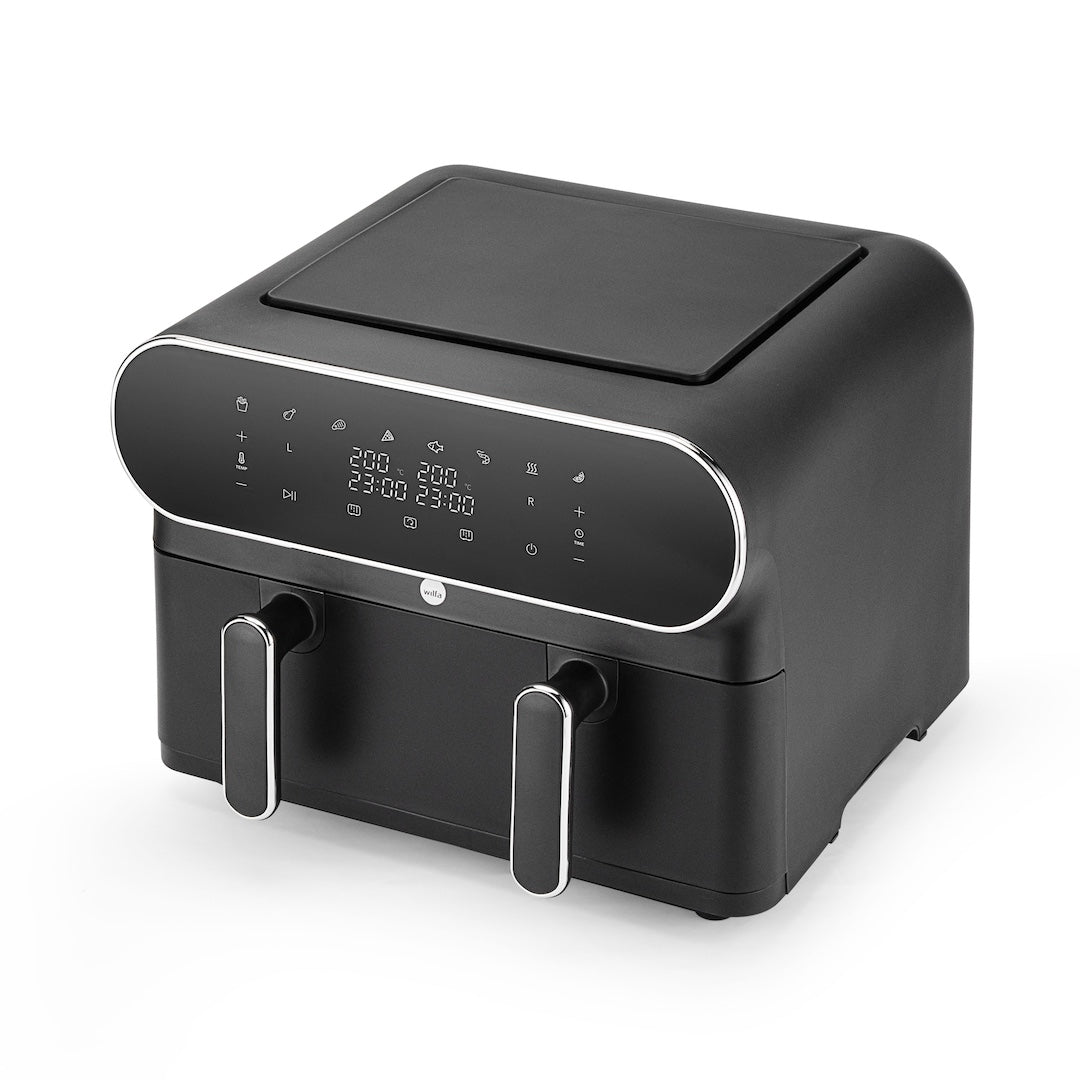 Małe potrawy przygotowane w frytkownicy Airfryer Dual-Zone 2x5,5 l