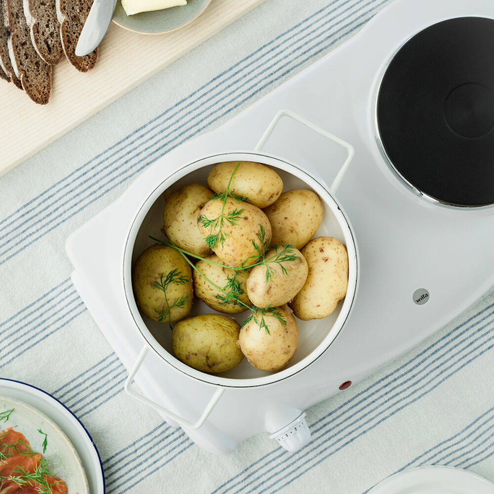 Stek dobbel kokeplate