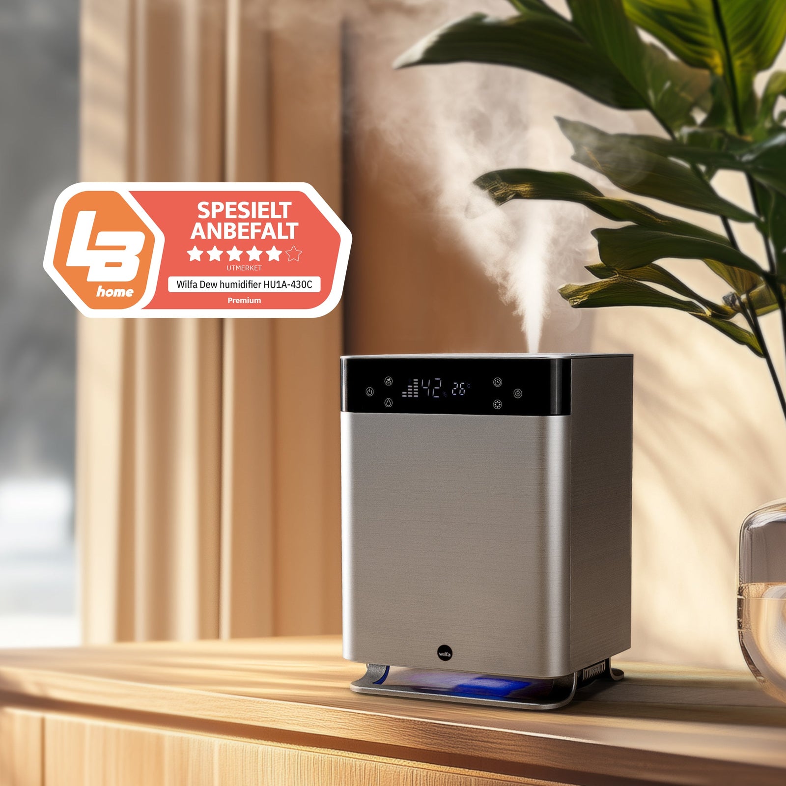 Wilfa Dew named best in test by L&B Home – Award-winning humidifier