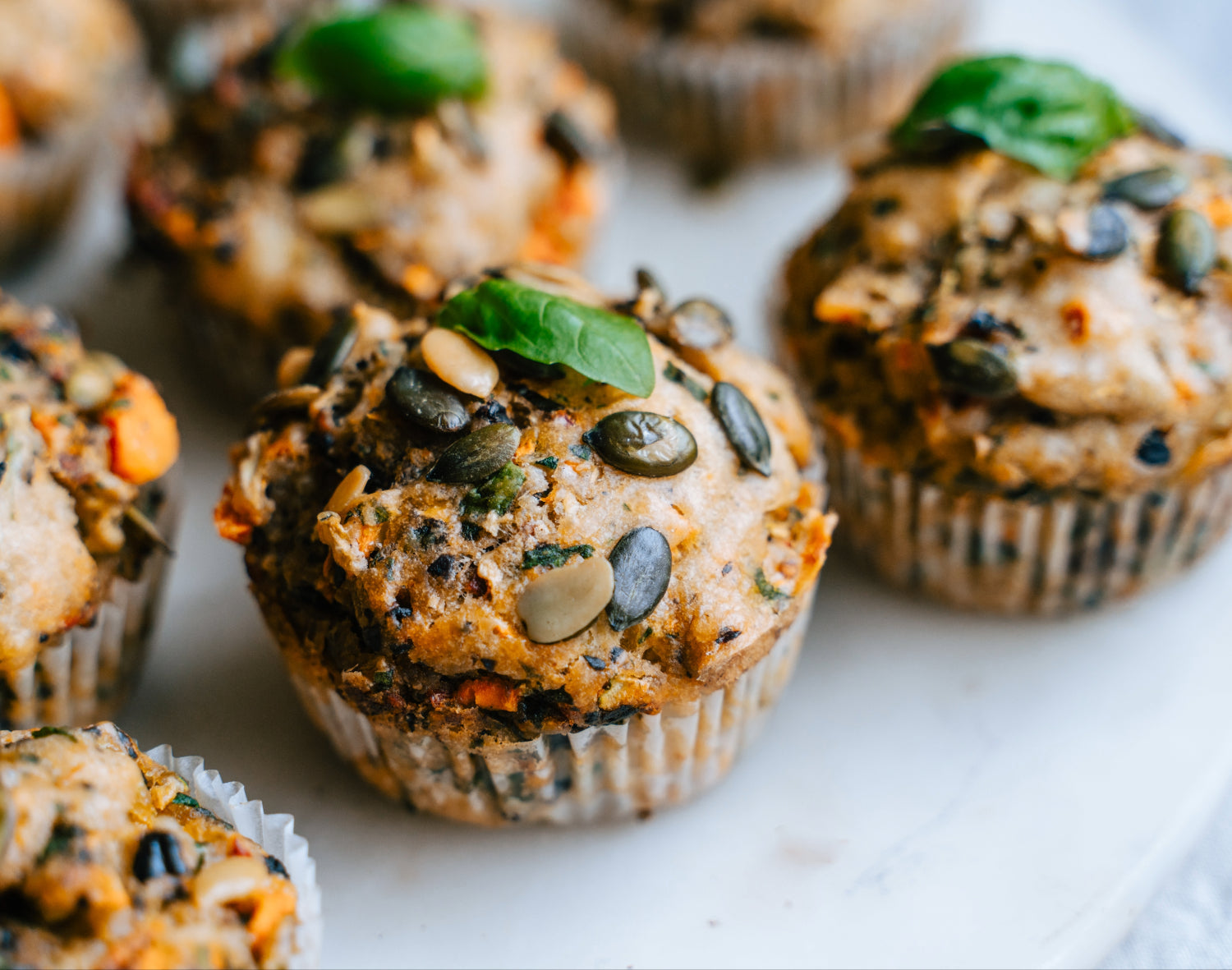 Savoury snack muffins