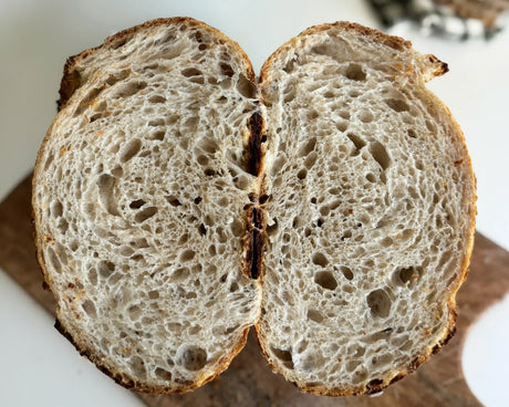 Beginner-friendly sourdough bread (two loaves)