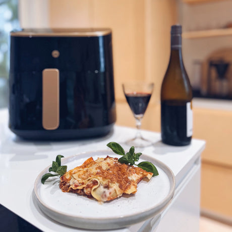 Lasagne made in airfryer