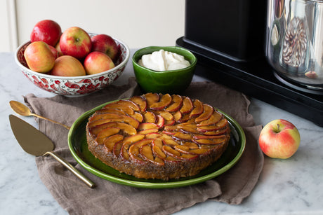 Upside-down apple cake