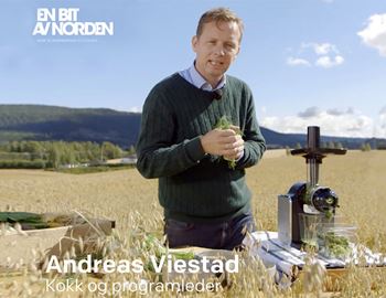 Grøtotto – av Andreas Viestad – lagd i ferskpresset grønnsaksjuice