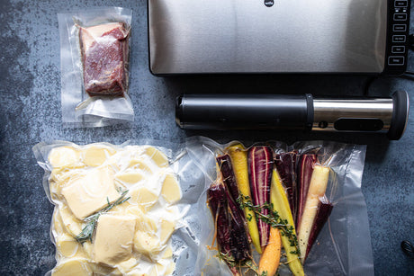 Recipe for sous vide cooking with vegetables