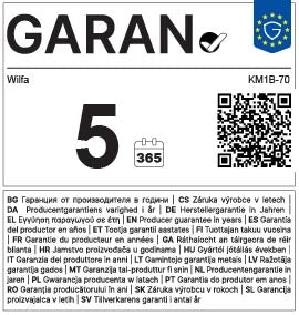 GARAN juridisk garantimeddelelse