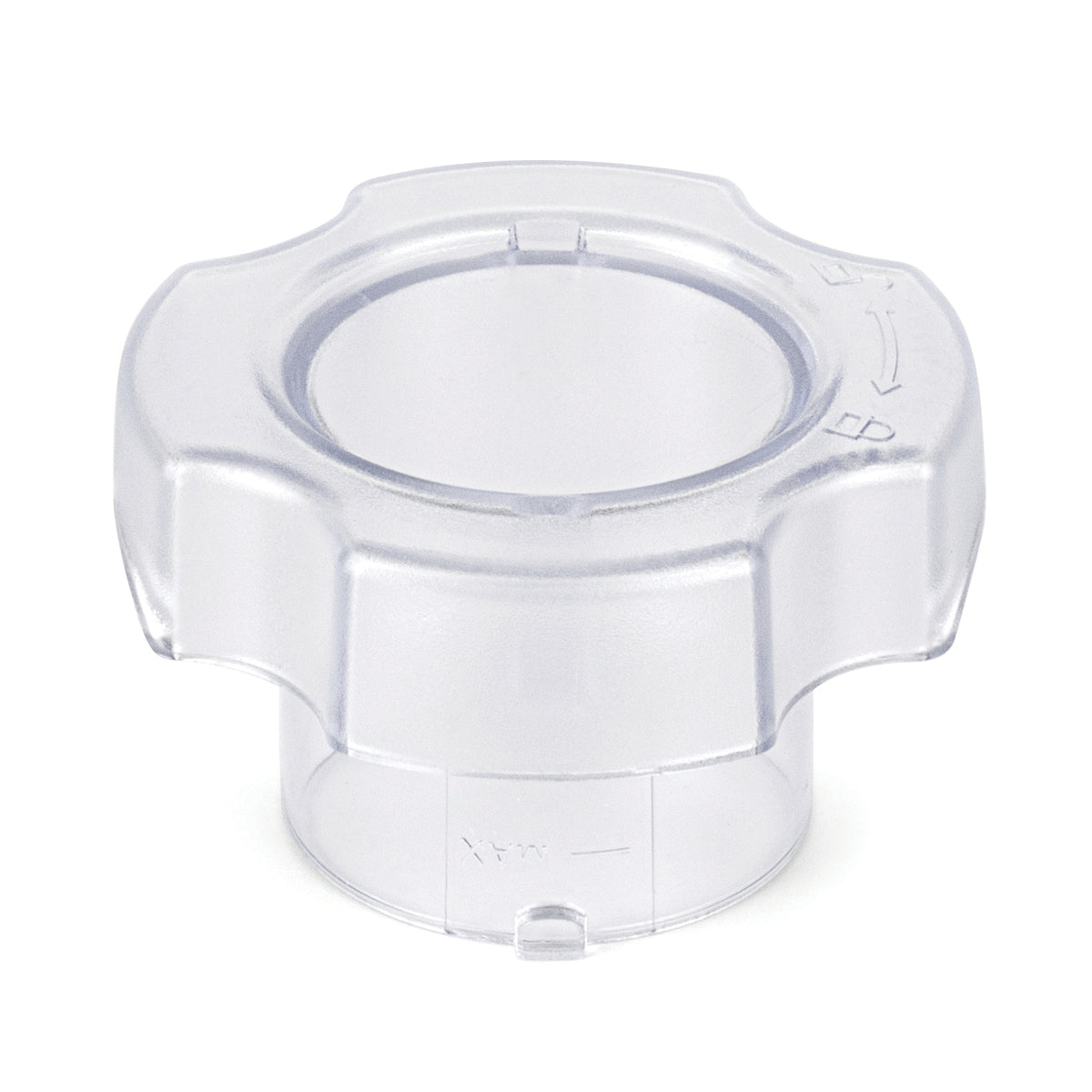 Smooth measuring cup