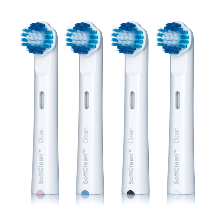 TBR-4C JORDAN SMILE BRUSH HEADS 4PK CLEAN