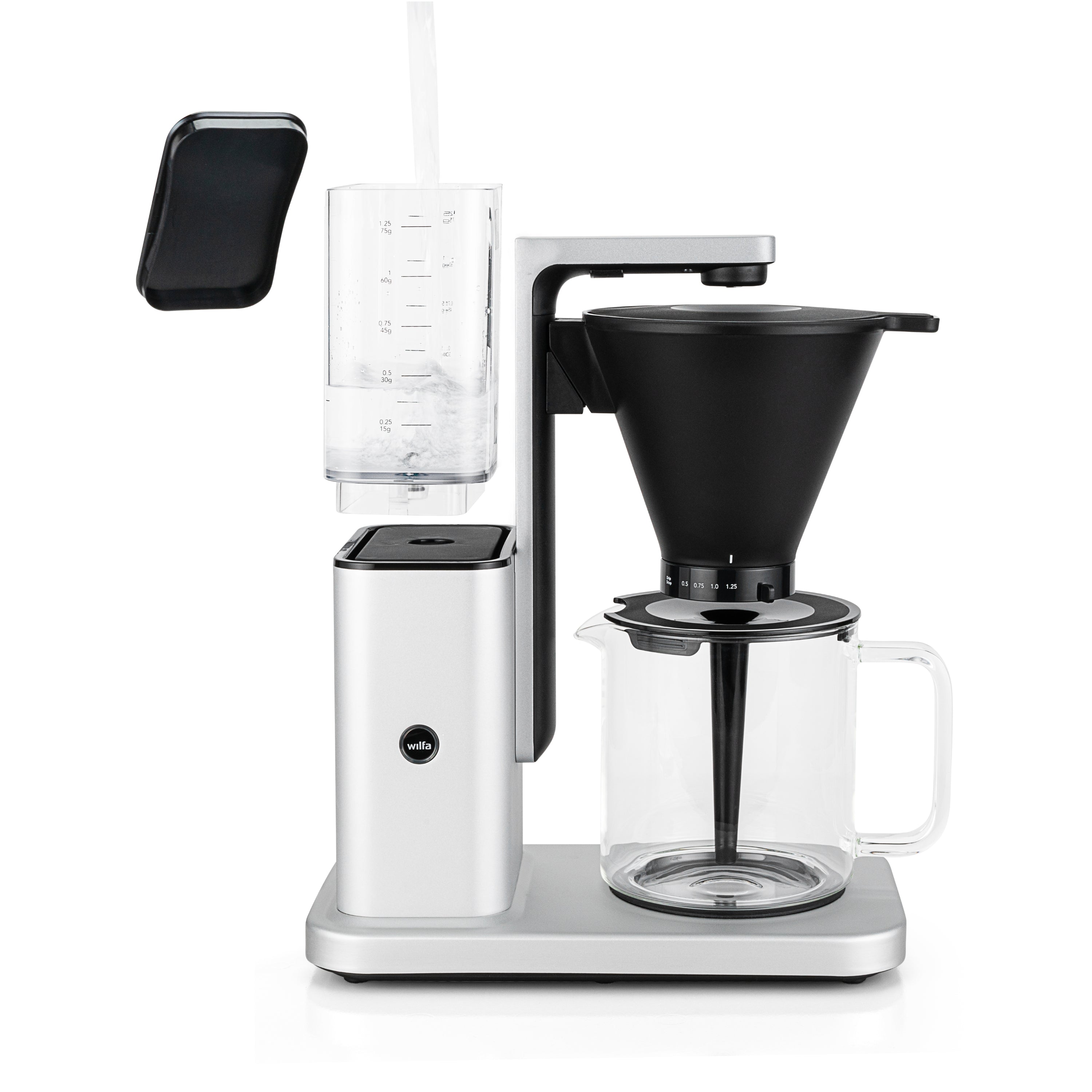 Coffee Maker Zense Alux. Durable aluminum. Pump tech. Perfect Brew