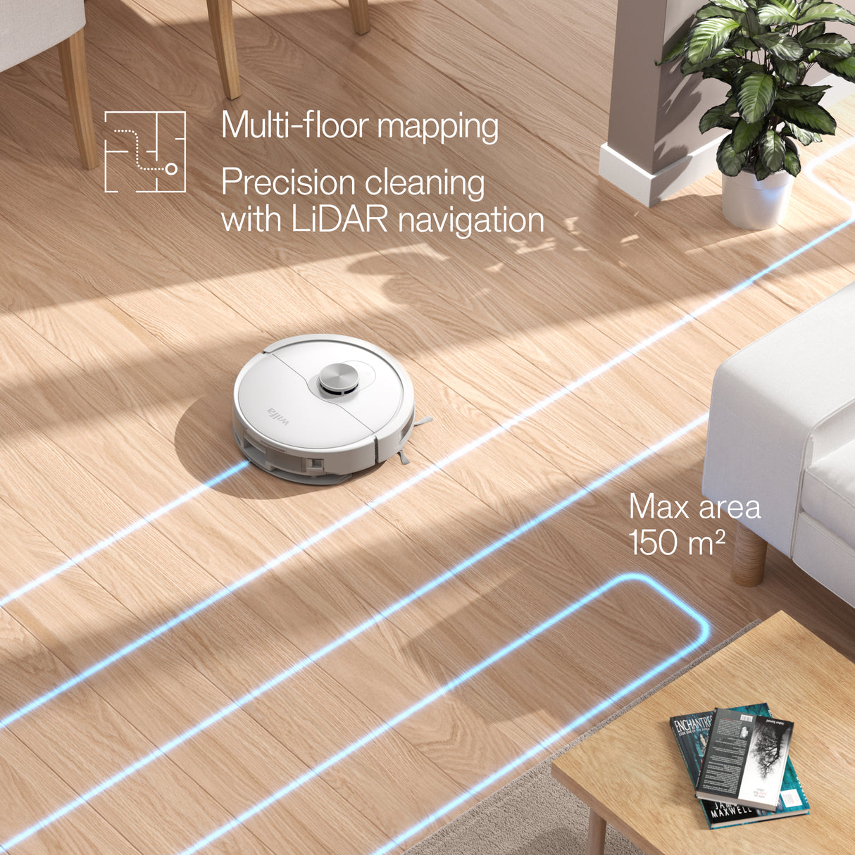 RVC-W4LIN+ robot vacuum cleaner